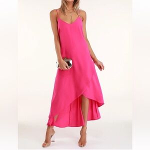 Lulu's Pink Slip Dress
